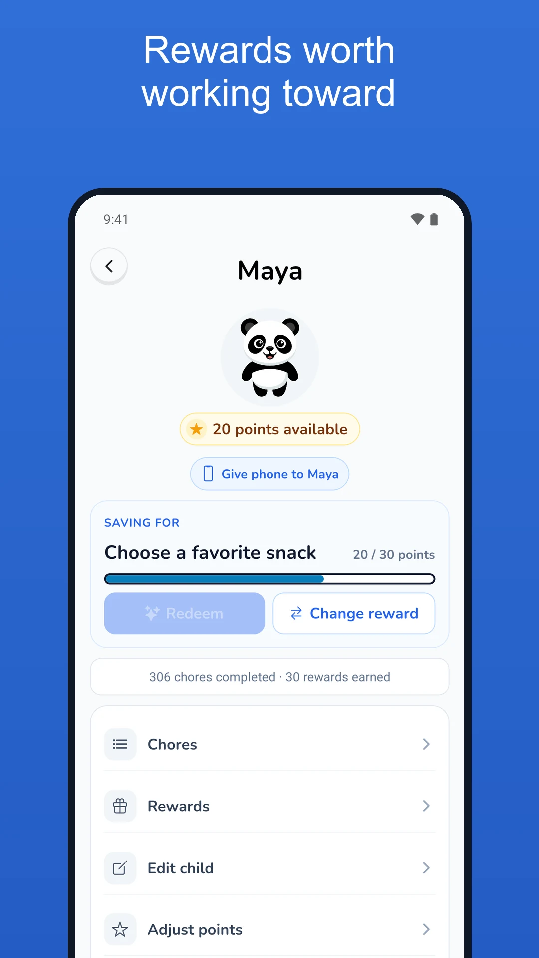 Chore Chart: Habit Owl screenshot