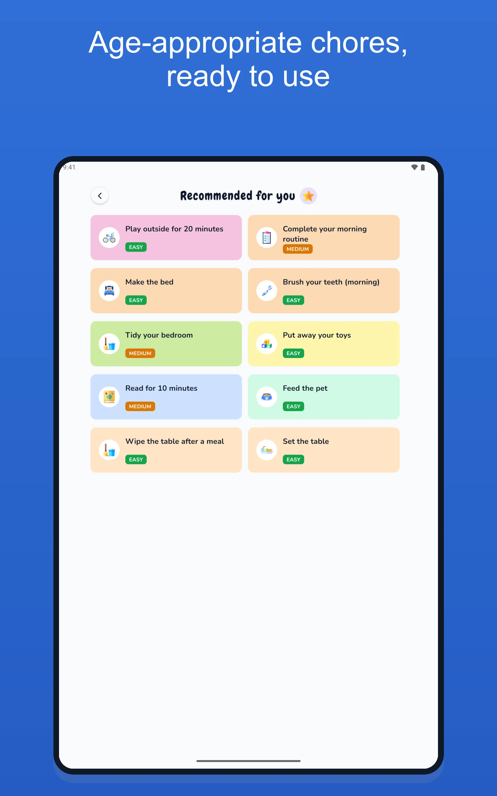 Chore Chart: Habit Owl screenshot